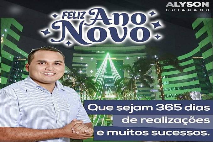 FELIZ ANO NOVO: MENSAGEM DE ALYSON CUIABANO - News Rondônia