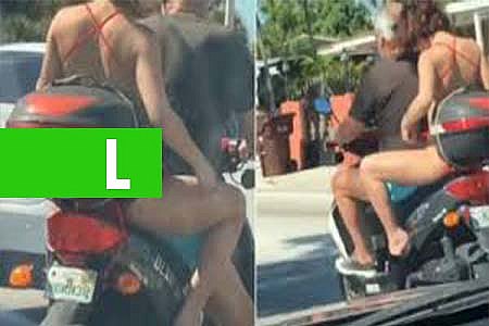MULHER VIRALIZA AO RASPAR AS PERNAS E A VIRILHA NA GARUPA DE MOTO - News Rondônia