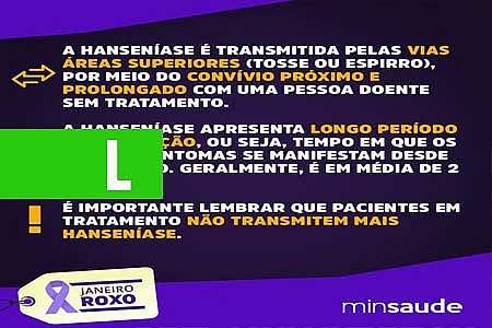 SEMUSA ALERTA PARA O DIAGNÓSTICO PRECOCE DA HANSENÍASE - News Rondônia