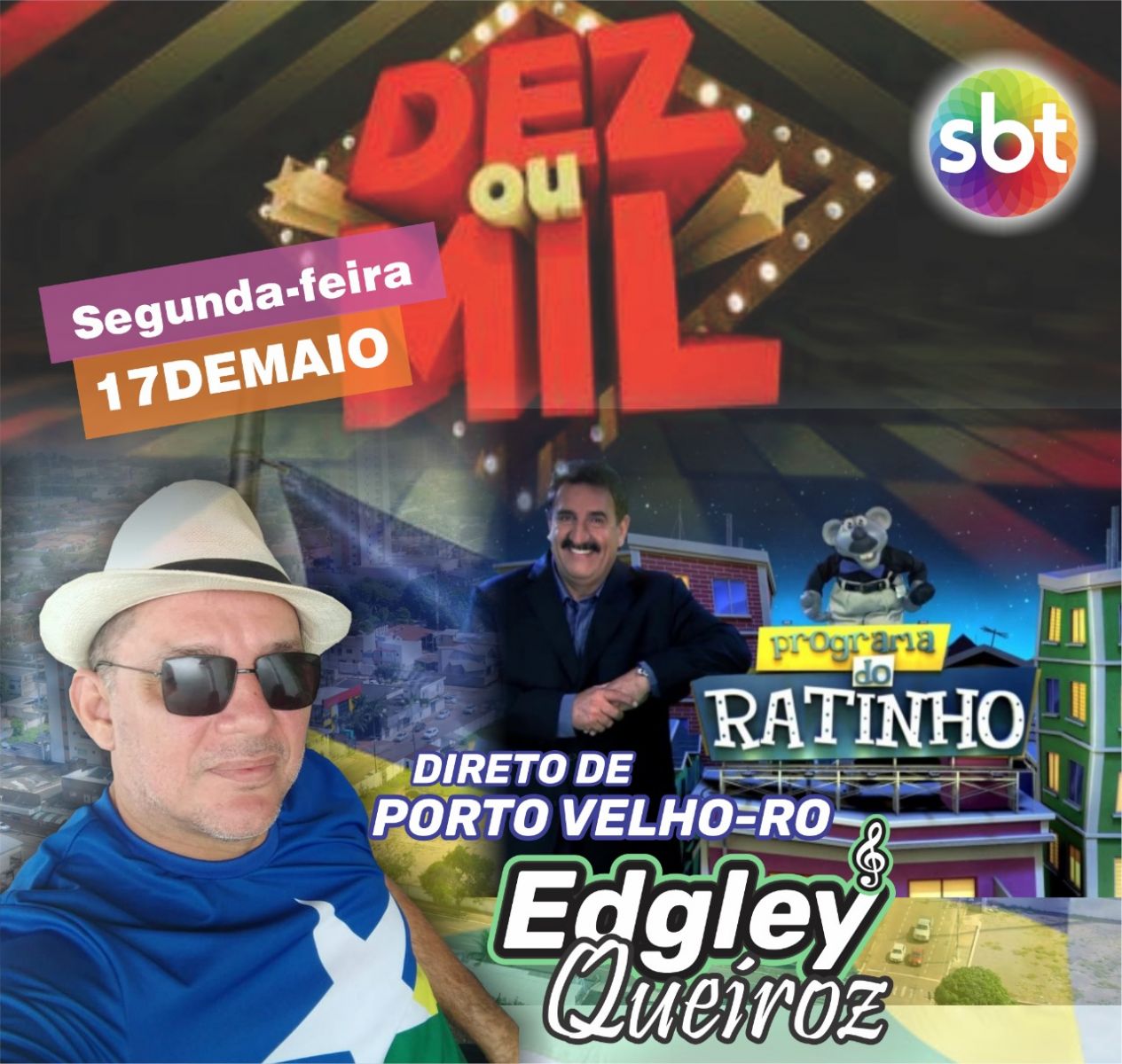 Após fazer sucesso na Argentina, cantor portovelhense, Edgley Queiroz, recebe convite para se apresentar no Programa do Ratinho - News Rondônia