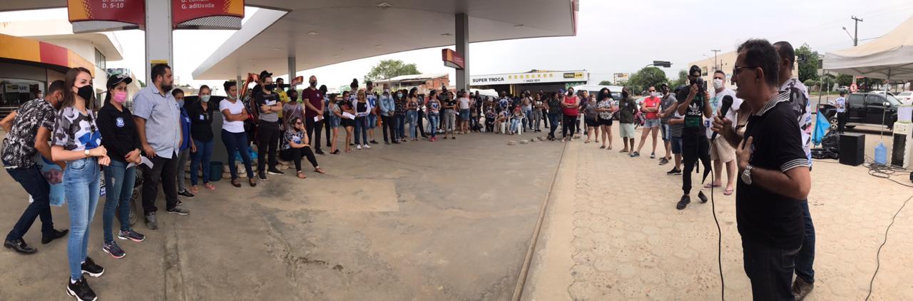 Centenas de apoiadores participam de adesivaço do candidato a prefeito Jhony Paixão em Ji-Paraná - News Rondônia