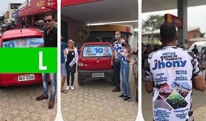 Centenas de apoiadores participam de adesivaço do candidato a prefeito Jhony Paixão em Ji-Paraná - News Rondônia