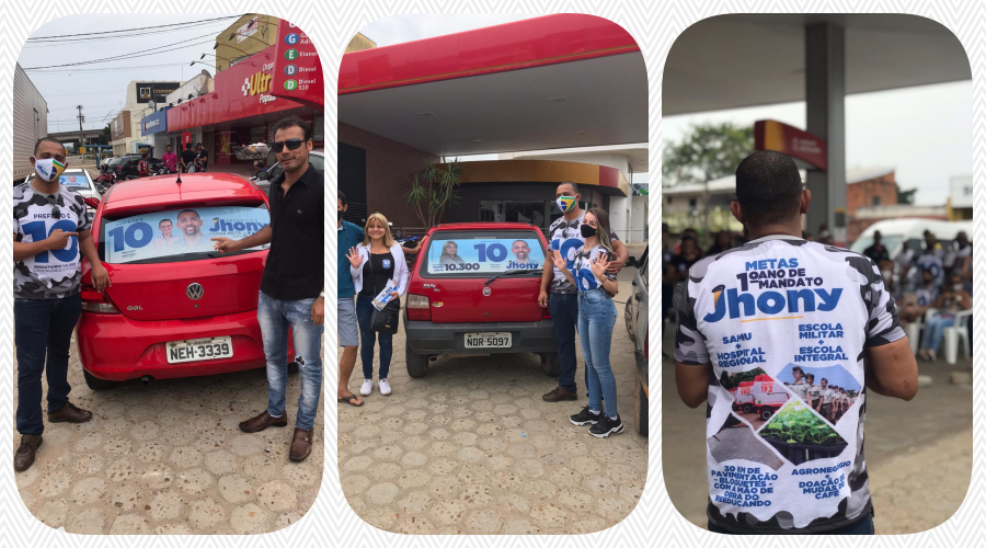Centenas de apoiadores participam de adesivaço do candidato a prefeito Jhony Paixão em Ji-Paraná - News Rondônia