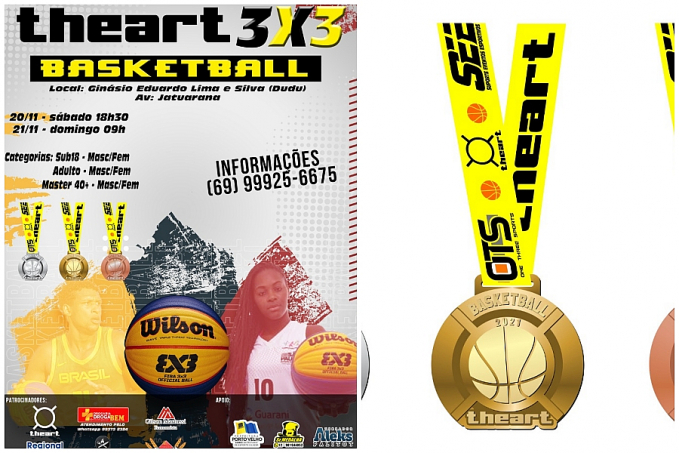 DESAFIO  Theart 3x3 Basketball acontecerá nos dias 20 e 21 de novembro - News Rondônia