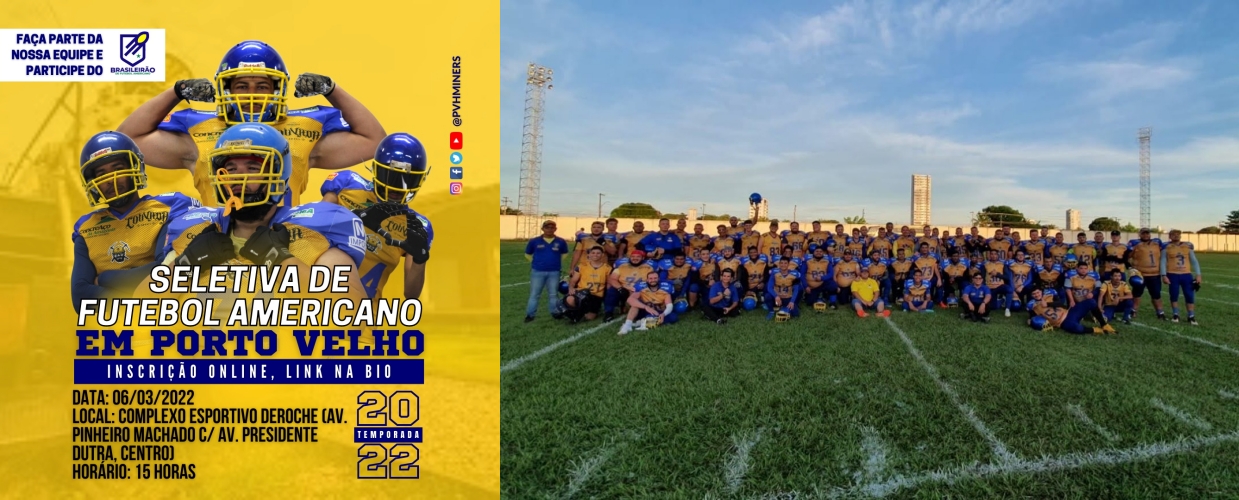 1º time de futebol americano de Rondônia disputará série A do campeonato brasileiro de futebol Americano - News Rondônia