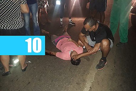MOTOCICLISTA FICA FERIDO AO BATER NA TRASEIRA DE VEÍCULO NA JORGE - News Rondônia