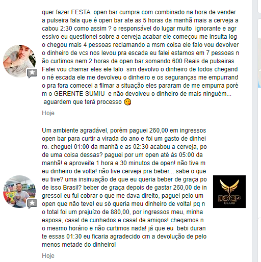 PÚBLICO RECLAMA DA FALTA DE BEBIDA EM FESTA DE RÉVEILLON DE FAMOSA BOATE NA CAPITAL - News Rondônia