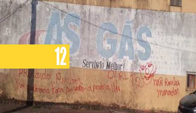 LEI DO CRIME: PICHAÇÃO DO CV EM MURO AMEAÇA DE MORTE QUEM ROUBAR MORADORES DA LOCALIDADE - News Rondônia