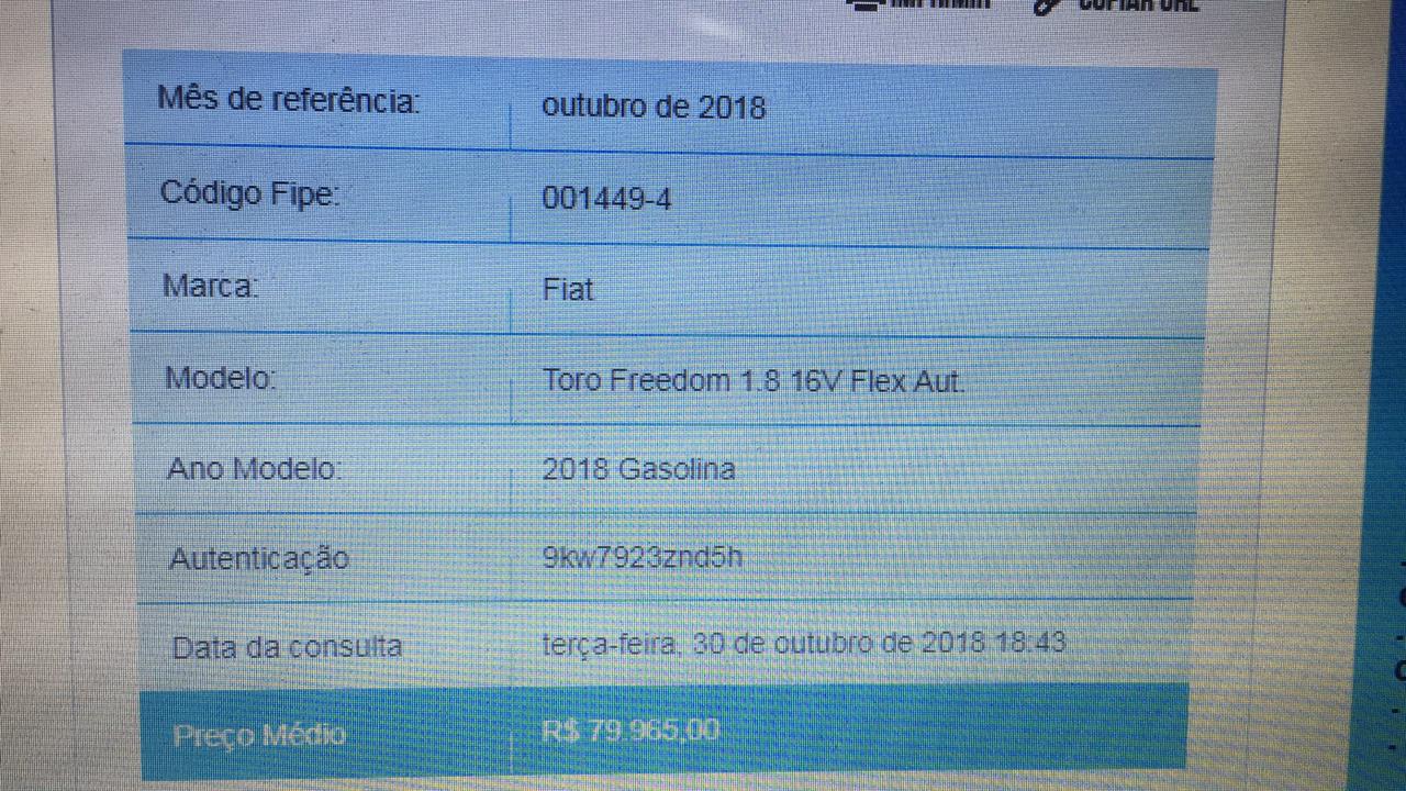 VENDE-SE TORO FREEDOM - News Rondônia