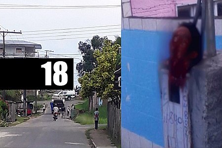 BÁRBARO: FACÇÃO CRIMINOSA DECAPITA HOMEM E DEIXA CABEÇA EM FRENTE A ESCOLA - News Rondônia