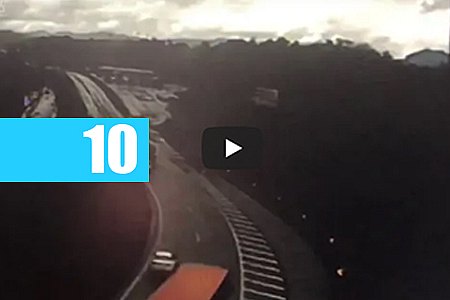 CAMINHÃO-TANQUE SOFRE ACIDENTE, TOMBA E INTERDITA TRECHO DA BR-116 -VÍDEO - News Rondônia