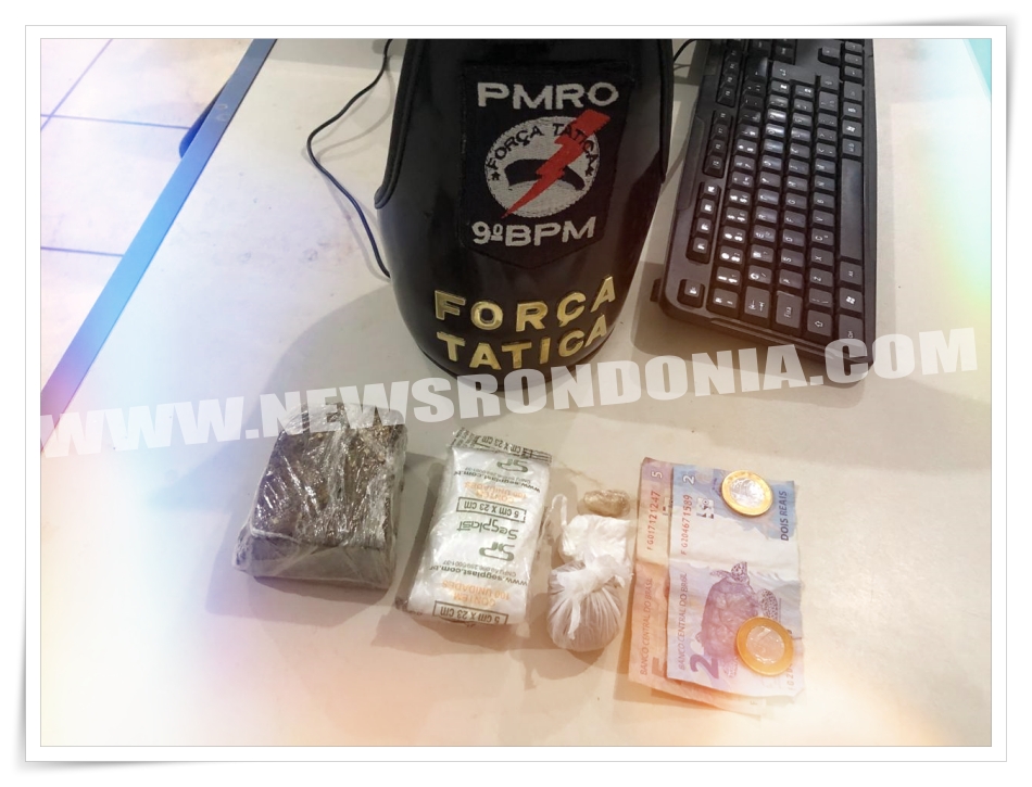 Na véspera de natal, dupla é flagrada pela polícia com cocaína e maconha - News Rondônia