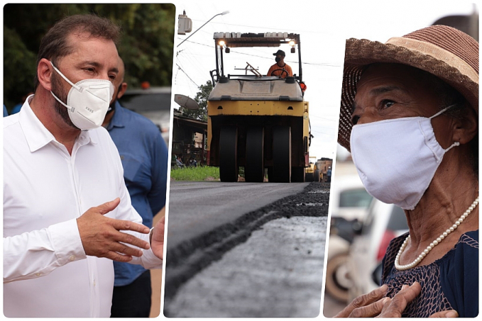 Prefeitura inicia 2022 com mais ruas asfaltadas no bairro Lagoa - News Rondônia