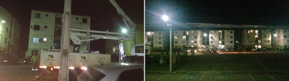 Emdur atende pedido do vereador Márcio Pacele e conclui reparos nos pontos de iluminação pública no residencial Porto Belo II - News Rondônia