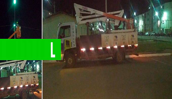 Emdur atende pedido do vereador Márcio Pacele e conclui reparos nos pontos de iluminação pública no residencial Porto Belo II - News Rondônia