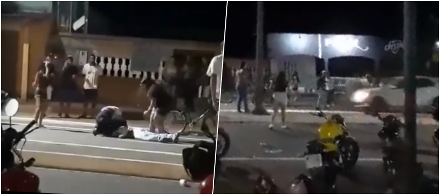 Em Senador Guiomar no Acre, motorista atropela pessoas que estavam trocando socos na rua; vídeo é impressionante - News Rondônia