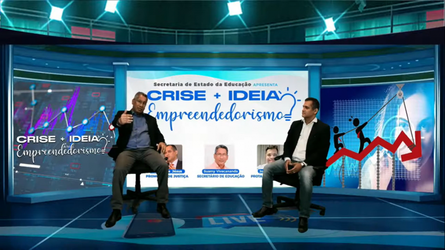 CONHECIMENTO - Alunos e professores de escolas estaduais de Rondônia participam de live sobre Empreendedorismo - News Rondônia