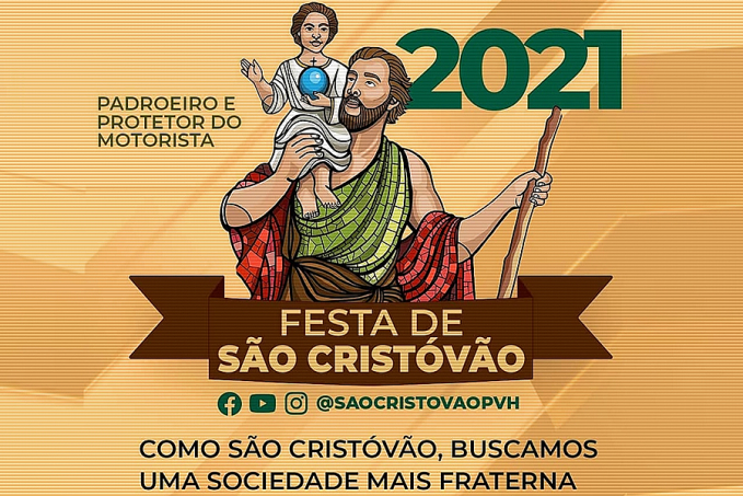 Carreata e drive-thru de comidas típicas encerram as comemorações de São Cristóvão em Porto Velho - News Rondônia