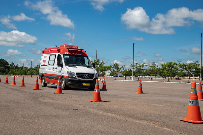 Condutores socorristas do Samu de Porto Velho passam por treinamento de direção tática - News Rondônia