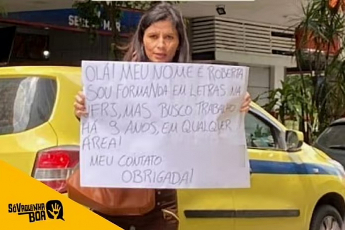 Estudante pede emprego nas ruas e ganha apoio de internautas - News Rondônia
