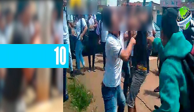 ALUNOS DO COLÉGIO ORLANDO FREIRE ESPANCAM HOMEM EM BRIGA GENERALIZADA NA FRENTE DA ESCOLA - News Rondônia