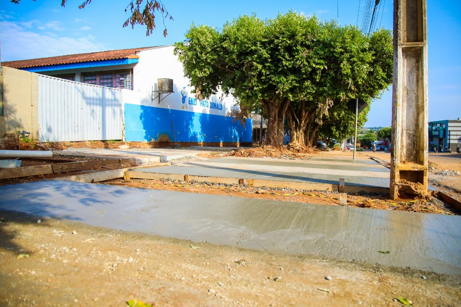 Calçadas Livres: Obras de padronização de calçadas em Jaru avançam - News Rondônia
