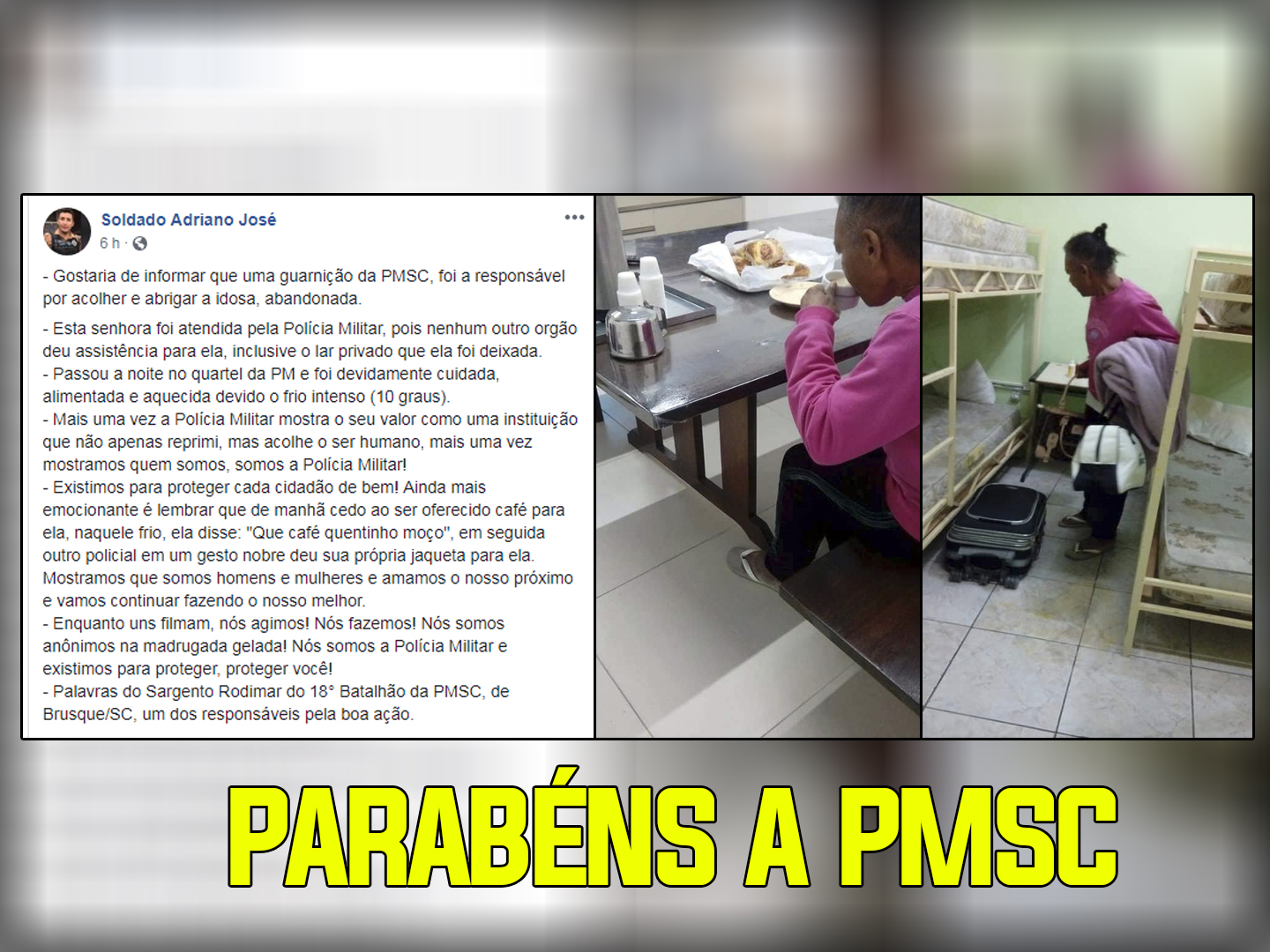 IDOSA É ABANDONADA POR FAMILIARES NA PORTA DE ABRIGO DURANTE MADRUGADA FRIENTA - VEJA VÍDEO - News Rondônia