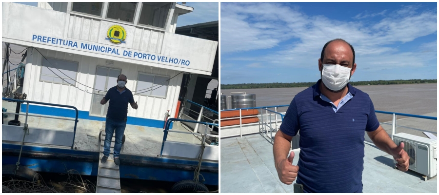 Vereador Wanoel Martins visita Barco Hospital e pede que volte atendimento médico aos ribeirinhos - News Rondônia