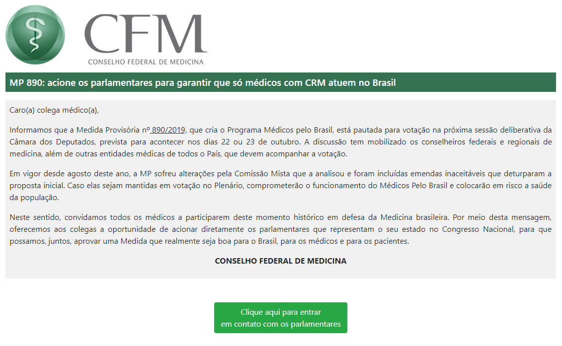MP 890: MÉDICOS SE MOBILIZAM PARA DERRUBAR EMENDAS QUE DISTORCEM PROPOSTA INICIAL DO PROGRAMA MÉDICOS PELO BRASIL - News Rondônia