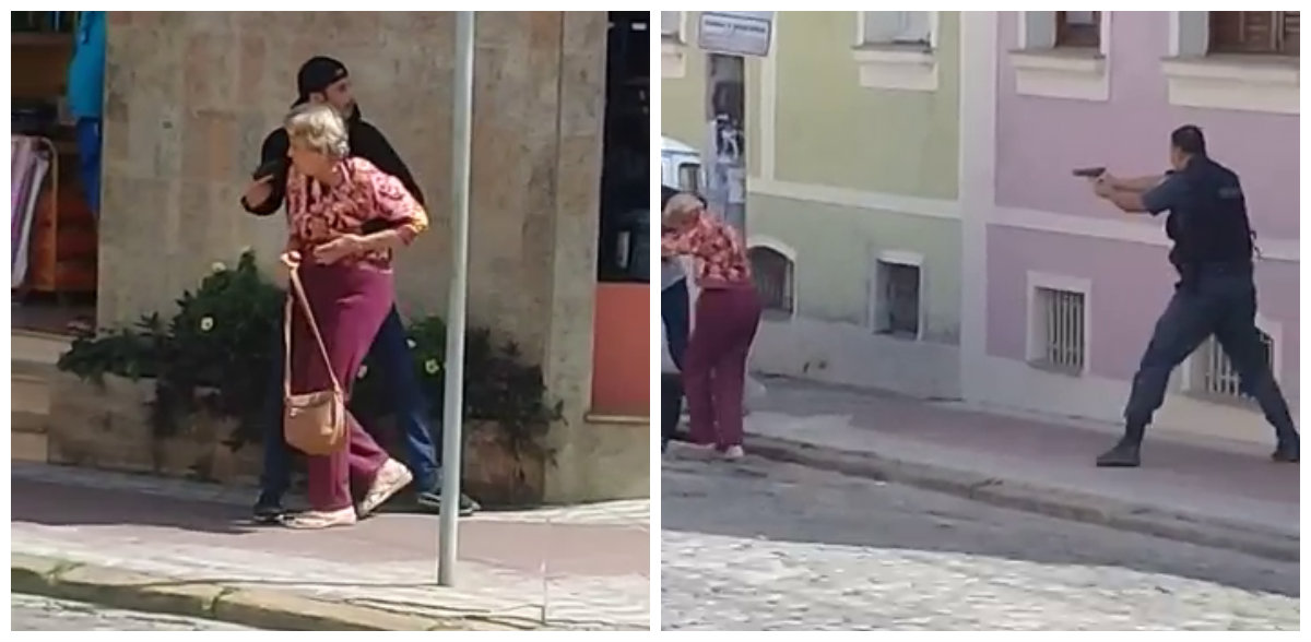 ASSALTANTE MORRE AO FAZER IDOSA REFÉM APÓS ROUBO E POPULAÇÃO APLAUDE AÇÃO DOS POLICIAIS  VEJA O VÍDEO - News Rondônia