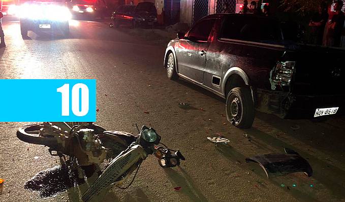 Motociclista fica em estado grave após colidir na traseira de carro estacionado na zona leste da capital - News Rondônia