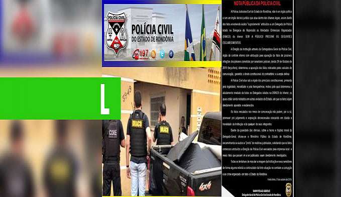 NOVAS GRAVAÇÕES AGRESSIVAS E SUSPEITAS AMPLIAM UMA CRISE HISTÓRICA NA POLÍCIA CIVIL DE RONDÔNIA - News Rondônia