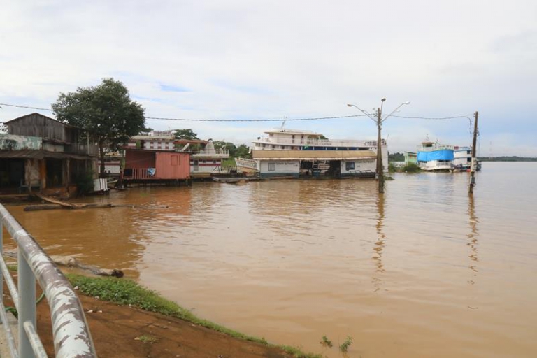DEFESA CIVIL DIZ QUE NÍVEL DO RIO MADEIRA RECUA NA CAPITAL - News Rondônia