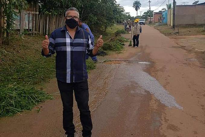 Semusb atende pedido de Vereador Valtinho Canuto e realiza limpeza no bairro Triângulo - News Rondônia