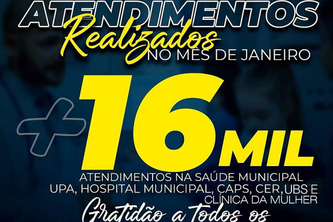 Saúde pública realizou mais de 16 mil atendimentos durante o mês de Janeiro em Rolim de Moura - News Rondônia
