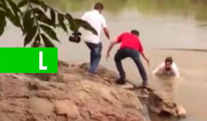 Em Ji-Paraná candidato cai em rio durante gravação de propaganda eleitoral, e vídeo viraliza - News Rondônia