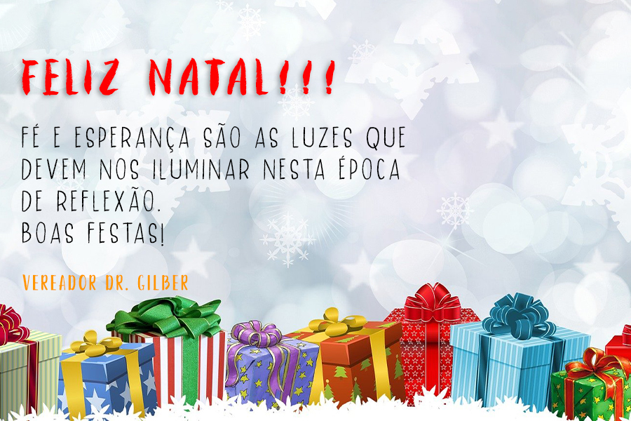 Feliz Natal: Vereador Gilber Merces - News Rondônia