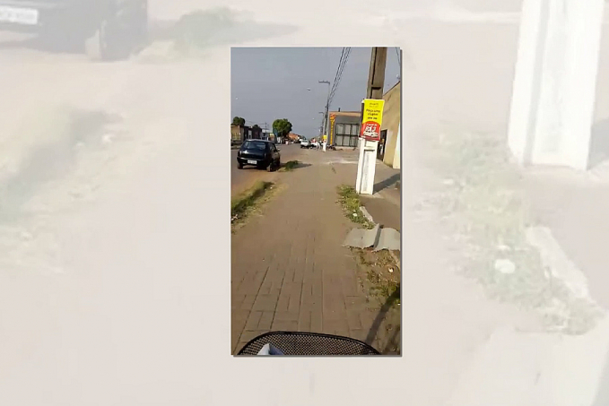 DENÚNCIA - Ciclista pede providências devido populares estarem usando a ciclovia como estacionamento de veículos - News Rondônia