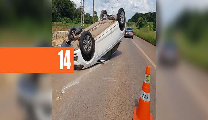 URGENTE: POLÍCIA RODOVIÁRIA FEDERAL REGISTRA CAPOTAMENTO NA BR-364 - News Rondônia