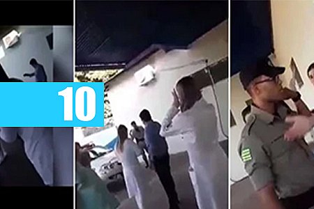 ENFERMEIRA LEVA TAPA NO ROSTO DE PM APÓS TENTAR IMPEDIR ENTRADA EM SALA RESTRITA - News Rondônia