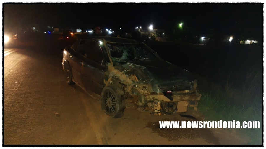 URGENTE: Acidente entre carro e moto deixa um morto na BR-364 em distrito de Porto Velho - News Rondônia