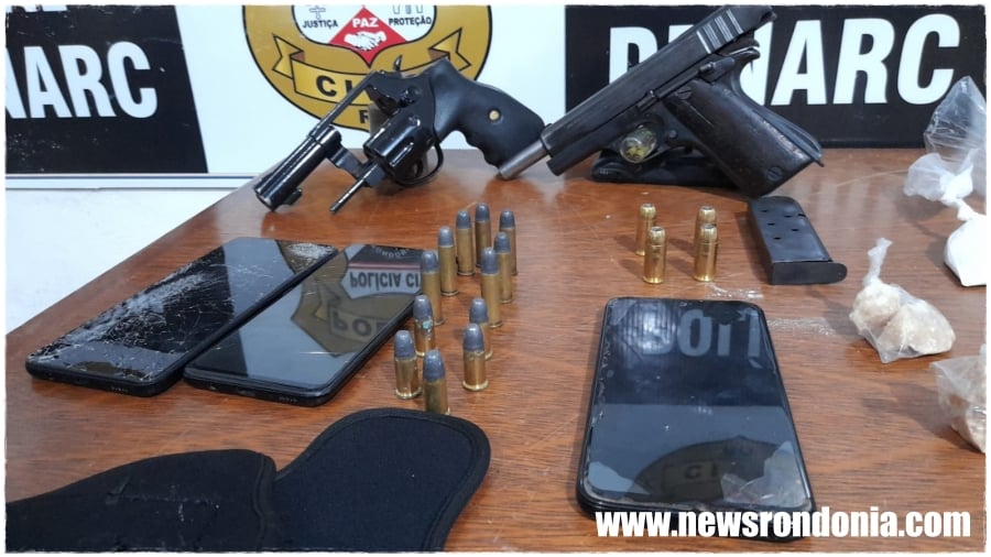 PERIGOSOS: Denarc prende trio que tocavam terror no bairro Aponiã - News Rondônia