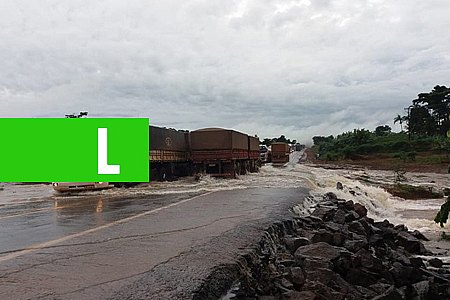TRECHO DA BR-364 NO INTERIOR DE RONDÔNIA AMANHECE SUBMERSO - News Rondônia