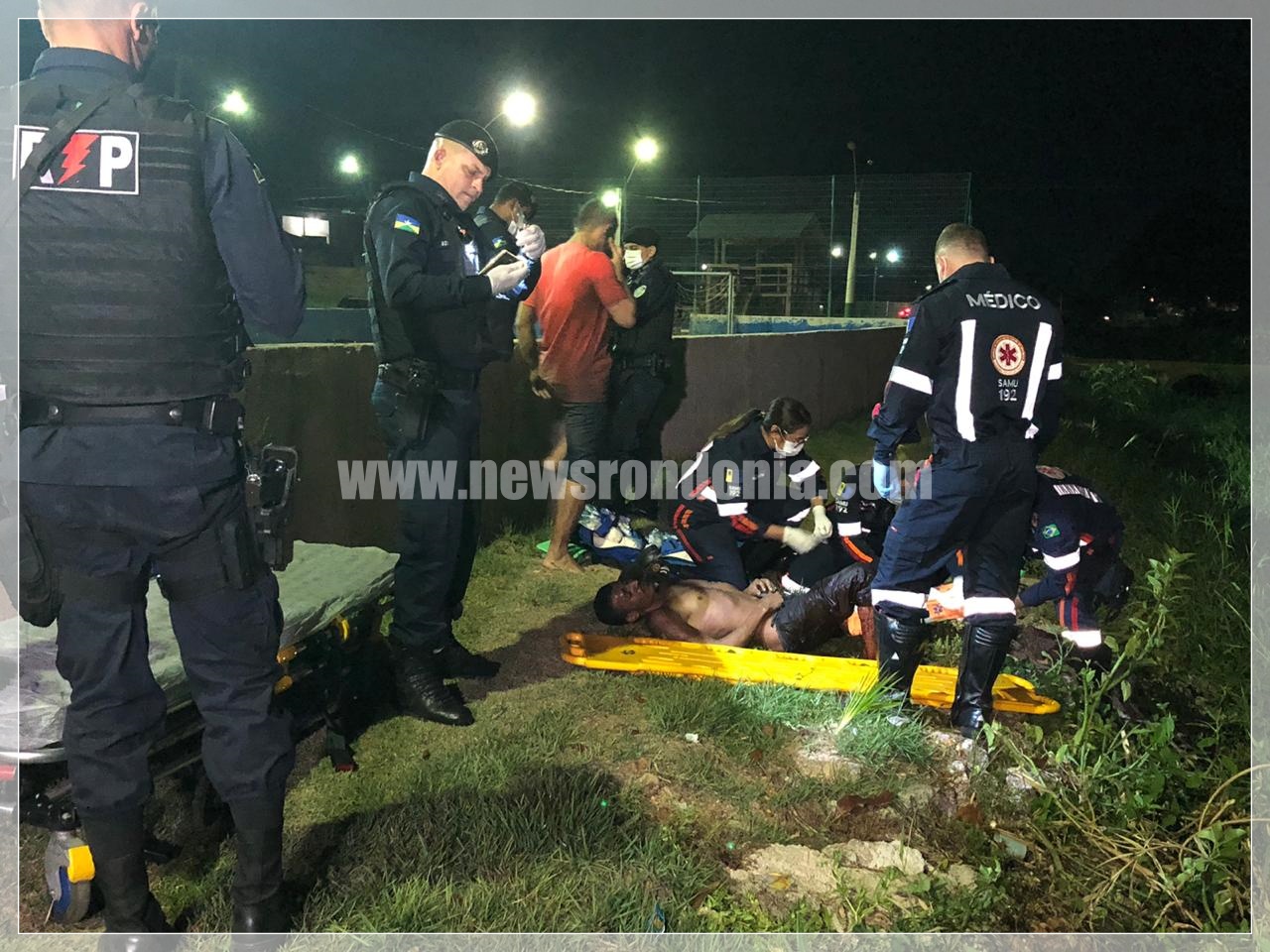 Usuário de drogas é baleado durante roubo na quadra de esportes da Avenida Campos Sales - News Rondônia