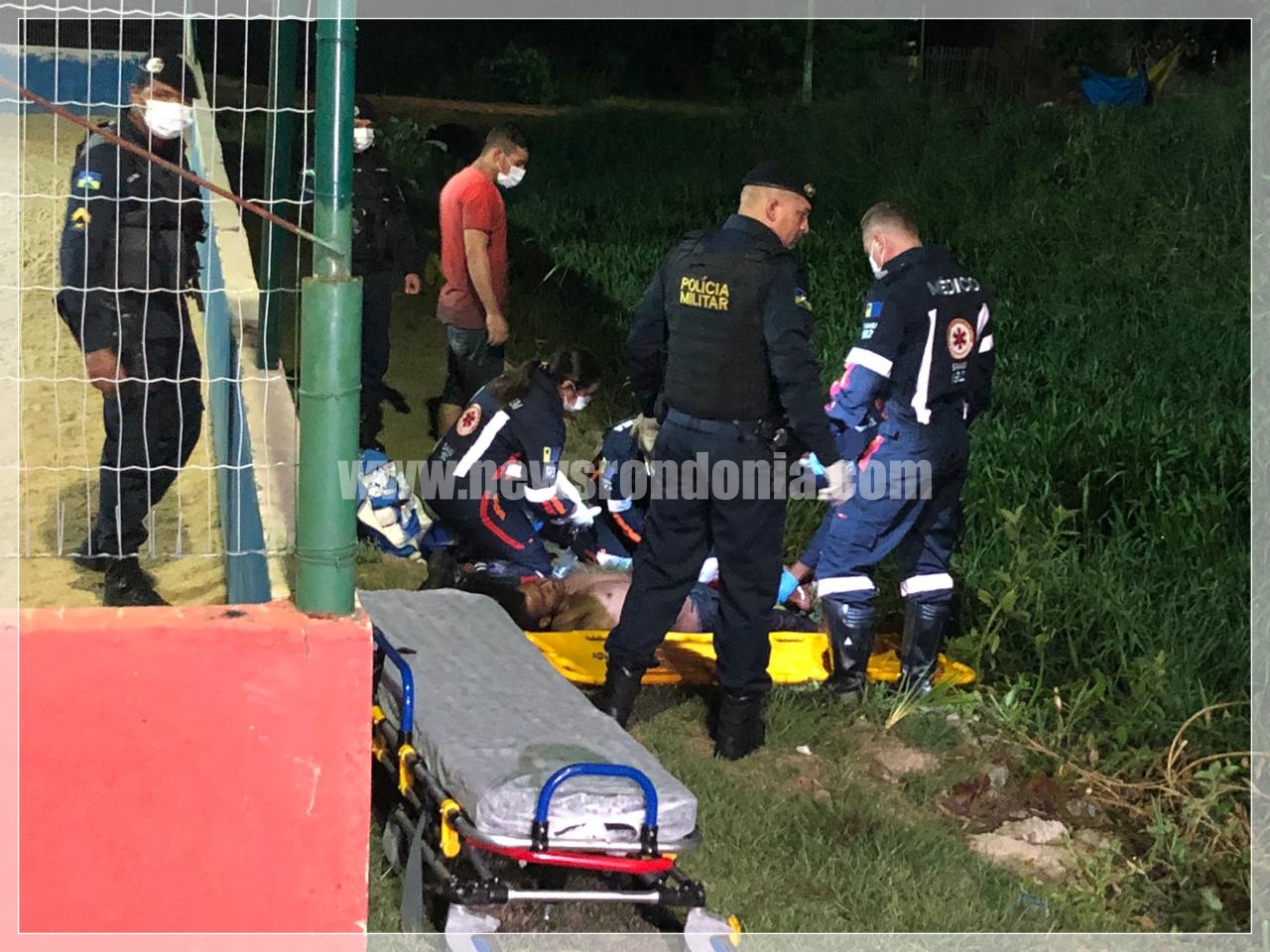 Usuário de drogas é baleado durante roubo na quadra de esportes da Avenida Campos Sales - News Rondônia