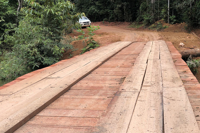 Distrito de Rio Pardo é contemplado com ponte de 30 metros de extensão - News Rondônia