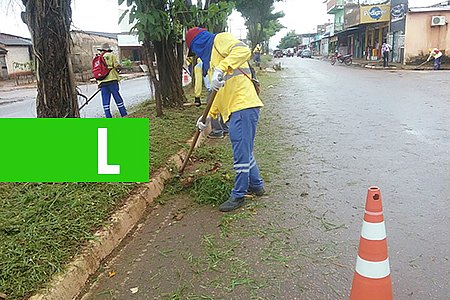 MUTIRÃO - SEMUSB REALIZA LIMPEZA GERAL DA AVENIDA MAMORÉ - News Rondônia