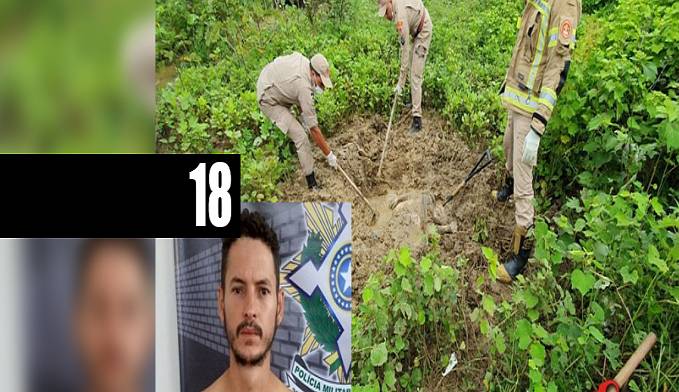 CORPO DE APENADO É ENCONTRADO ENTERRADO EM PASTO E SUSPEITOS SÃO PRESOS - News Rondônia