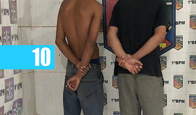 Dupla de adolescente é detida com moto roubada e simulacro de pistola após roubo de celular - News Rondônia