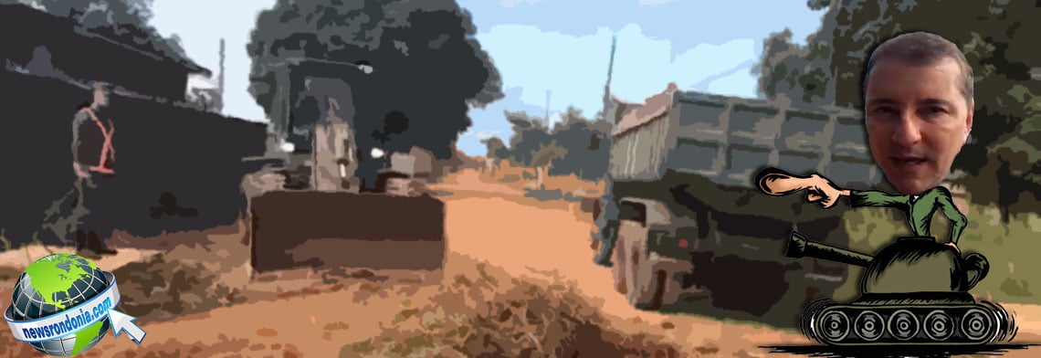 ASFALTAMENTO - EXÉRCITO INVADE O BAIRRO MARIANA E HILDON CHAVES ANUNCIA 'GUERRA' CONTRA OS BURACOS - VÍDEO - News Rondônia